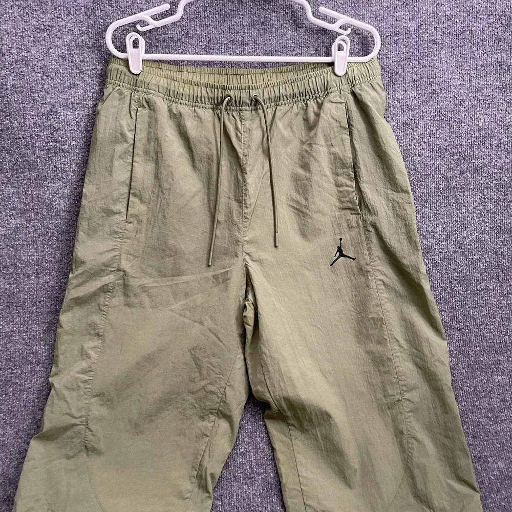 Nike Air Jordan Sport Jam Warm Up Pants Mens Sz L T Green DX9373-410